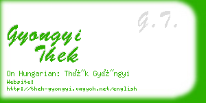 gyongyi thek business card